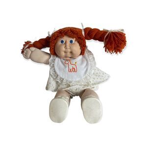 Cabbage Patch Girl Doll Red Braids Blue Eyes‎ Dimples